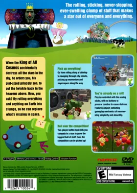 Katamari Damacy box cover back